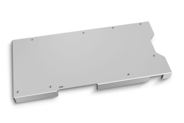 EK Water Blocks Quantum Vector2, Bagplade, Aluminium, Sølv, Strix/TUF RTX 3090 Ti, 133 mm, 282 mm
