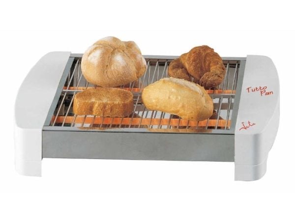 Jata electro TT587 Tutto Pan - Liggende toastjern - inox/white