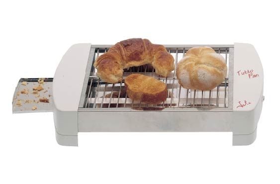 Jata electro TT587 Tutto Pan - Liggende toastjern - inox/white