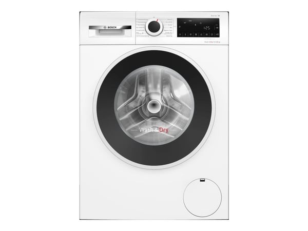 Bosch Serie | 6 WNG2540LSN - Vaskemaskin/tørker - Nisje - bredde: 60 cm - høyde: 85 cm - frontileggelse - 65 liter - 10.5 kg - 1400 rpm - hvit