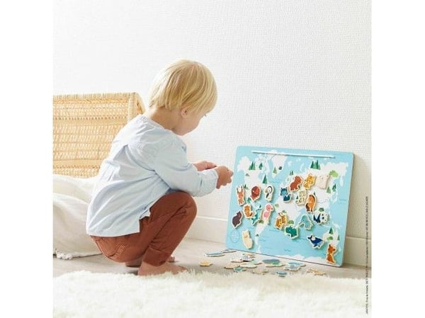 Janod Small Animals pussel med 40 magneter