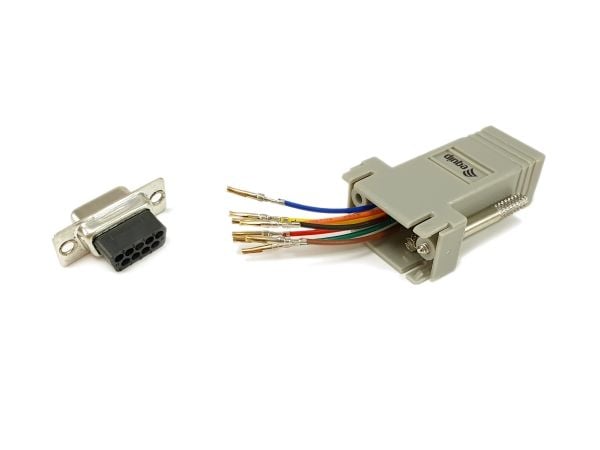 Equip 133388, RJ-45, Seriell, Hunkjønn, Grå, China, 72 mm