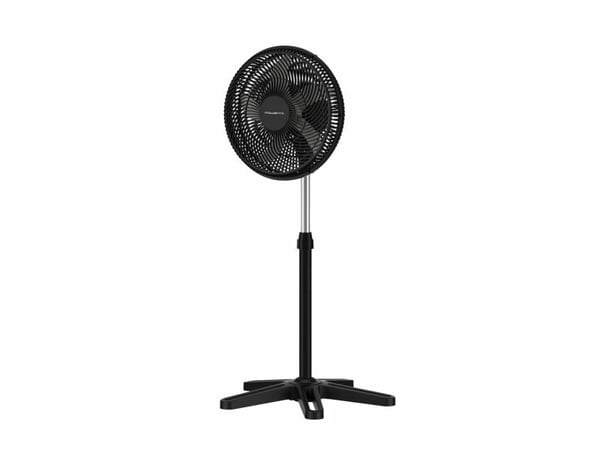 Rowenta Turbo Essential VU3110F0, Husholdningsvifte, Svart, Gulv, 58 dB, 40 cm, 2220 m³/t