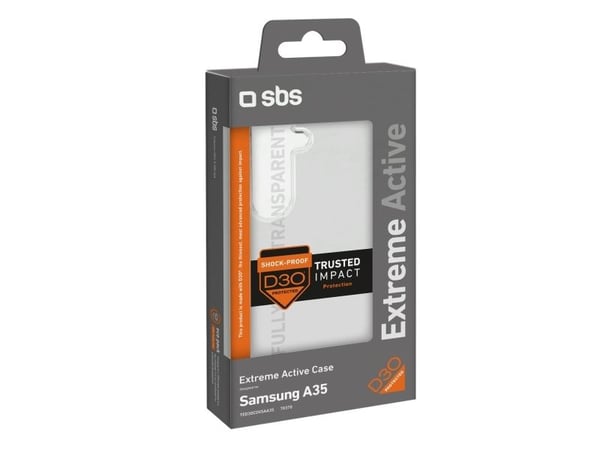 SBS TED3OCOVSAA35, Etui, Samsung, Galaxy A35, 16,8 cm (6.6"), Gjennomsiktig