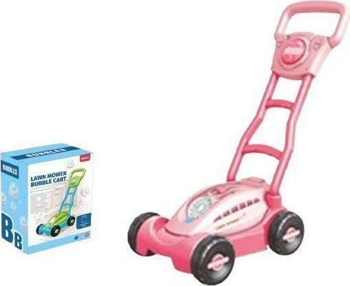 Madej gräsklippare för att leka med belysning, rosa