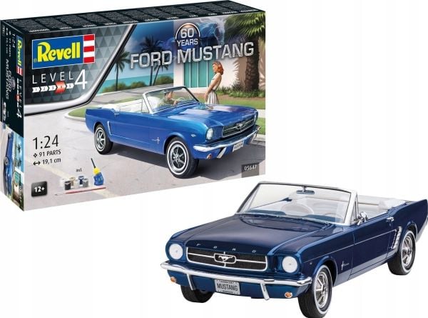 Revell gavepakke "60th Anniversary of Ford Mustang" modellbil (skala 1:24)