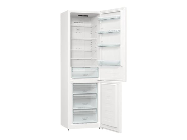 Gorenje NRK6202EW4 - Kylskåp/frys - bottenfrysskåp - fördjupning - bredd: 60 cm - 331 liter - Klass E - vit