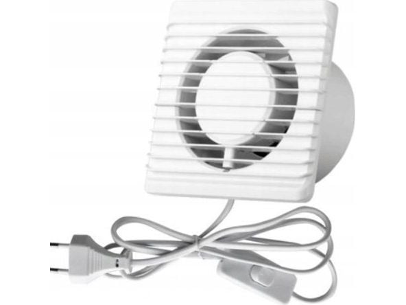 airRoxy baderomsventilator ENERGY PLANET 80 PS med bryter på kabel airRoxy baderomsventilator ENERGY PLANET 80 PS med bryter på kabel