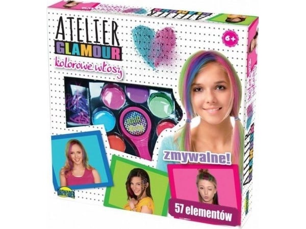 Dromader kosmetikksamling Atelier Glamour – farget hår