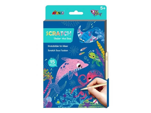 Avenir Scratch Art A5 - Under havet