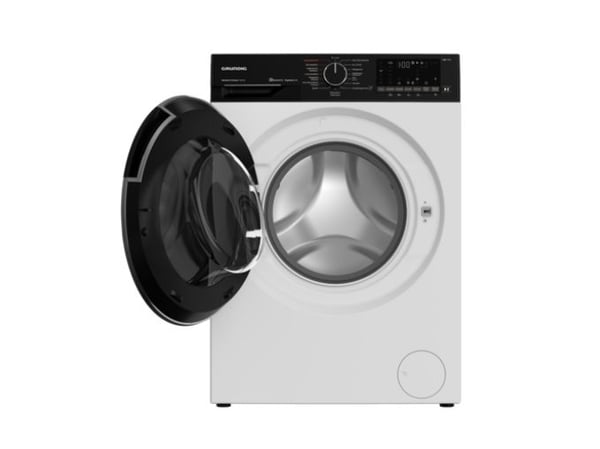 Grundig GD7P510447W, Frontmatet, Frittstående, Hvit, Venstre, Svart, Svart
