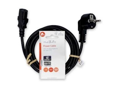 Nedis CEGL10000BK20, 2 m, ?CEE 7/5, C13 liitin, 250 V
