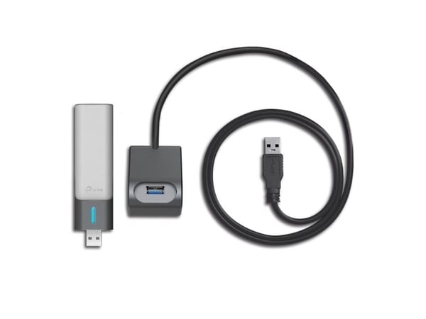 TP-Link Archer TX50UH, Ledning & Trådløs, USB, WLAN, Wi-Fi 6 (802.11ax), 3000 Mbit/s, Svart