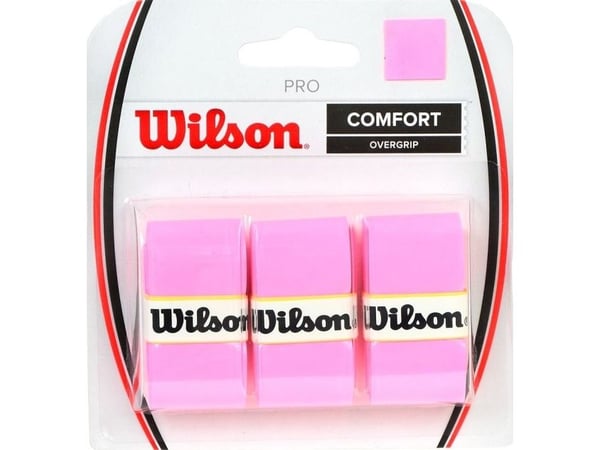 Wilson Pro overgrip, rosa, 3 stk