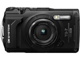 Olympus Tough TG-7 - Digitalkamera - kompakt - 12.0 MP - 4K / 30 fps - 4optisk x-zoom - Wireless LAN, Bluetooth - under vannet inntil 15 m - svart