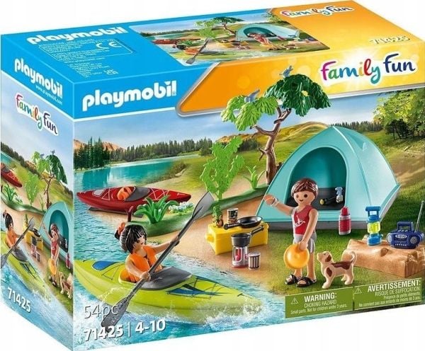 Playmobil FamilyFun Camping - Action/Eventyr - 4 år - Flerfarget (71425)