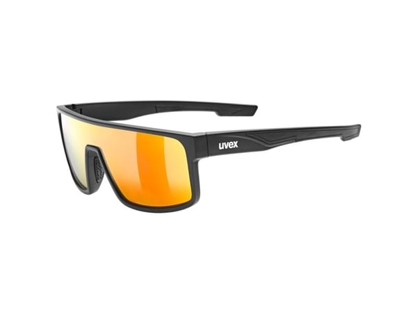 Uvex lgl 51, Multisport briller, Fuld kant, Sort, Sort, Orange