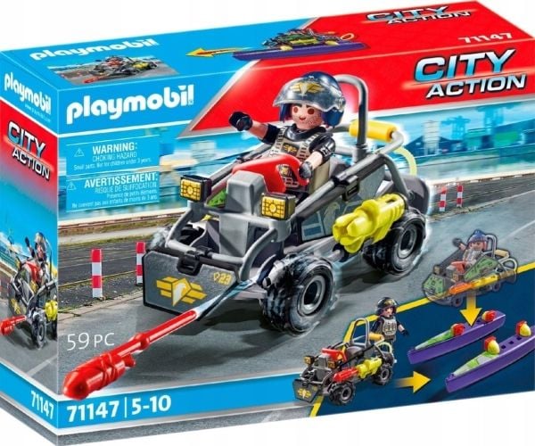 Playmobil City Action 71147, Action/ Eventyr, 5 år, Flerfarget, Plast
