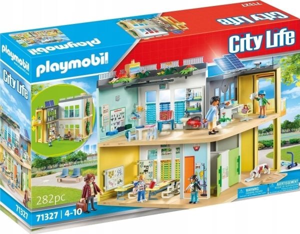 Playmobil City Life 71327, Koulu, 4 vuosi/vuosia, Monivärinen, Muovi