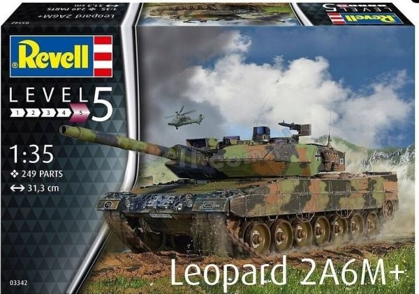 Revell Muovimalli Leopard 2 A6M+ 1/35