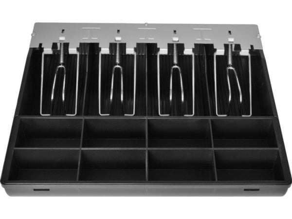 Separate plastmapper 4/8, metall pengesedelholdere