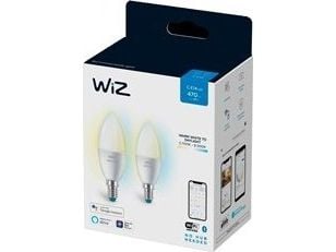 WiZ LED Kerte Tunable White 4,9W (40W) E14 927-965 Himmennettävä 2-pack 2-pack