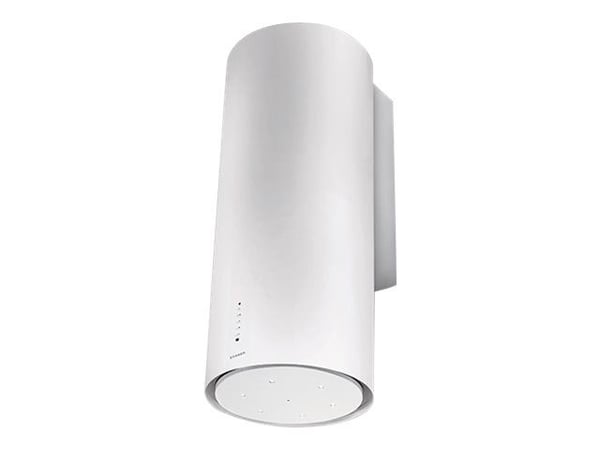 Faber Cylindra PLUS WH GLOSS A37 - Panser - røykkanal - bredde: 37 cm - dybde: 37 cm - med intern/ekstern motor - perlehvit