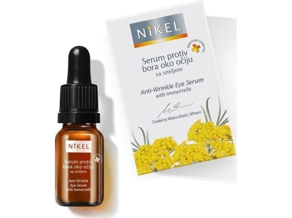 NIKEL nikkel anti-rynke øyeserum med blomst Imortelle 10 ml