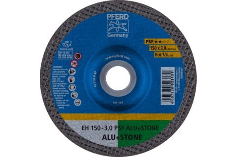 PFERD 61823326, Kutteskive, Aluminium, Støpejern, Betong, Ikke-jernholdig metall, Stein, Flis, 15 cm, Alle merker, Flatt senter, 2,22 cm