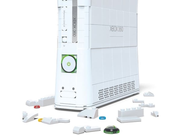 MEGA Showcase Microsoft Xbox 360, Byggsats, 18 År, Plast, 1342 styck, 2,76 kg