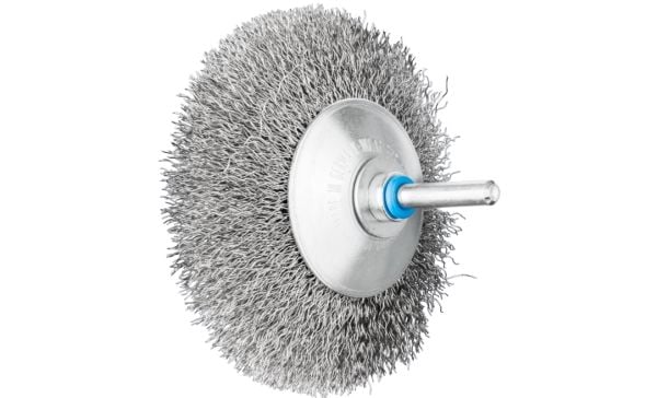 PFERD Bevel brushes crimped shank-mounted, Stål