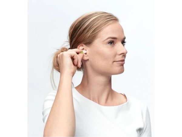 Alpine SleepSoft, Uudelleen käytettävä korvatulppa, Nukkuminen, Normaali, In-ear, Vihreä, Valkoinen, 25 dB