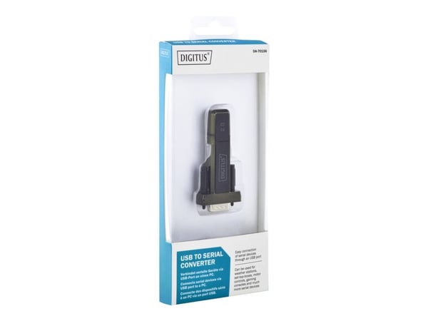 Digitus muunnin, USB 2.0, D-Sub 9 uros, Lajittelu