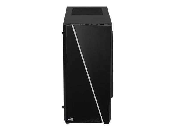 AeroCool Cylon Mini - Tower - micro ATX - genomskinlig sidopanel (akryl) - ingen strömförsörjning (ATX / PS/2) - svart - USB/ljud