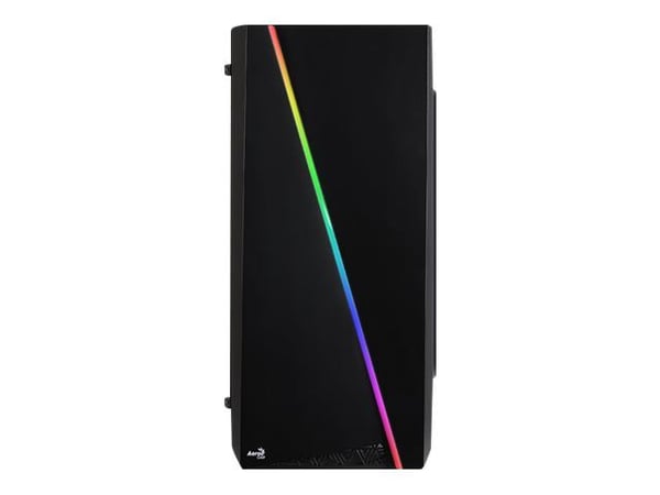 AeroCool Cylon Mini - Tower - micro ATX - genomskinlig sidopanel (akryl) - ingen strömförsörjning (ATX / PS/2) - svart - USB/ljud