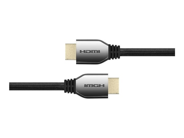 DELTACO - Ultra High Speed - HDMI-kabel - HDMI hann til HDMI hann - 2 m - svart - 4K 120 Hz støtte, 8K 60Hz støtte