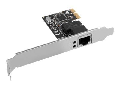 Lanberg PCE-1GB-201, Sisäinen, Langallinen, PCI Express, Ethernet, 1000 Mbit/s, Musta