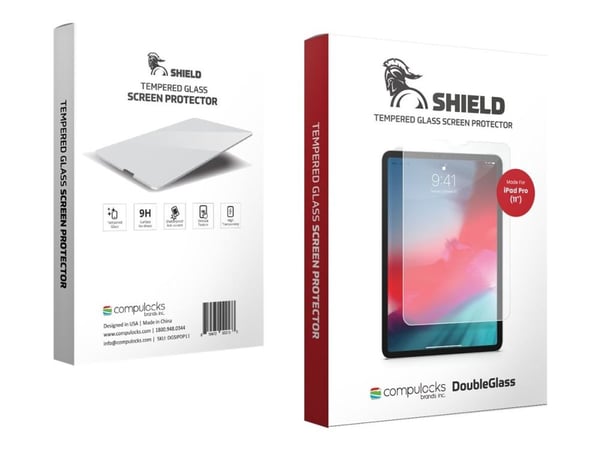 Compulocks iPad Pro 11" Tempered Glass Screen Protector - Skjermbeskyttelse for nettbrett - glass - for Apple 11-inch iPad Pro (1. generasjon, 2. g...