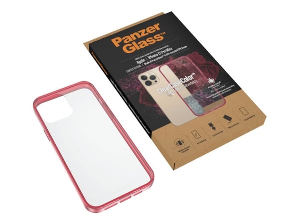 PanzerGlass 345, Suojus, Apple, Apple - iPhone 13 Pro Max, 17 cm (6.7"), Punainen