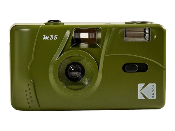 Kodak M35 - Titta-och-tryck-kamera - 35 mm - objektiv: 31 mm olivgrön