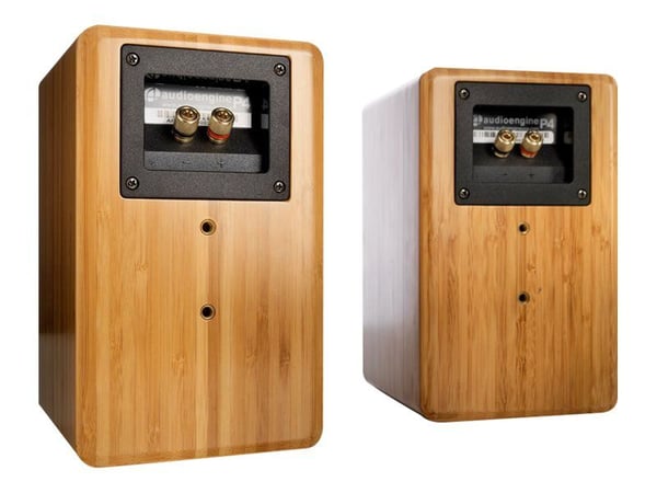 Audioengine P4 - Høyttalere - toveis - solid karbonisert bambus