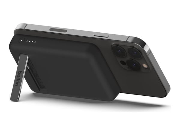 Belkin BoostCharge - Strømbank - 5000 mAh - 7.5 watt - svart