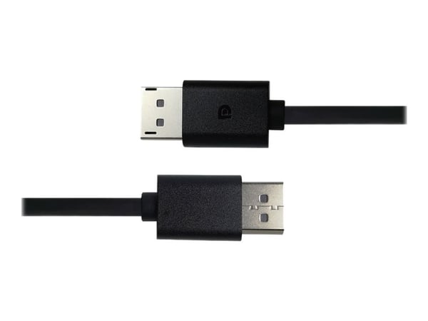 DELTACO - DisplayPort-kabel - DisplayPort (hann) til DisplayPort (hann) - DisplayPort 1.4 - 3 m - 8 K 60 Hz (7680 x 4320) støtte, ikke-låsende - svart
