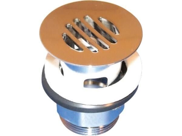 FIX-PRO Bundventil med rist og overløb 1 1/4"