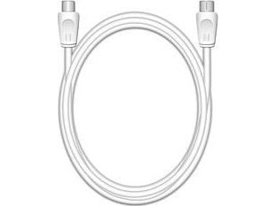 MediaRange MRCS163, 3 m, Koaks, Koaks, Hvit