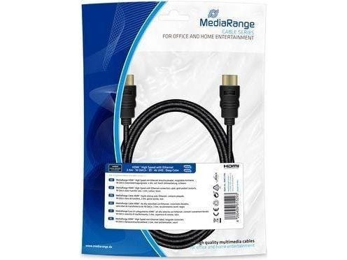 MediaRange MRCS196 HDMI-kaapeli 2 m HDMI Type A (Standard) Musta