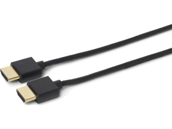 MicroConnect - Høyhastighet - HDMI-kabel med Ethernet - HDMI hann til HDMI hann - 50 cm - Svart - Dolby TrueHD-støtte, støtter 4K 60 Hz (4096 x 216...