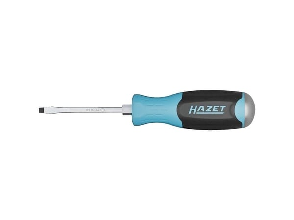 Hazet 811S-45 Workshop Serrated Screwdriver Terän leveys: 4,5 mm Terän pituus: 75 mm