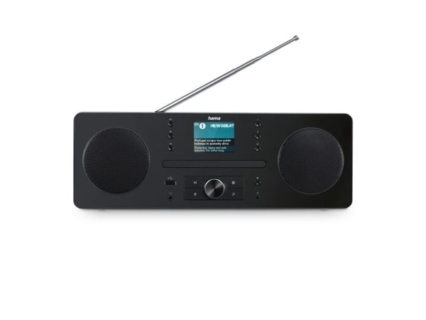 Hama DR1560CBT - DAB+ radio - 10 watt (Total) - gråsvart