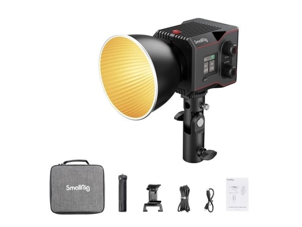 SmallRig 4376, 63 W, 1 ampuller, LED, Naturlig hvitt lys, Varm hvit, Sort, Metall, Plast